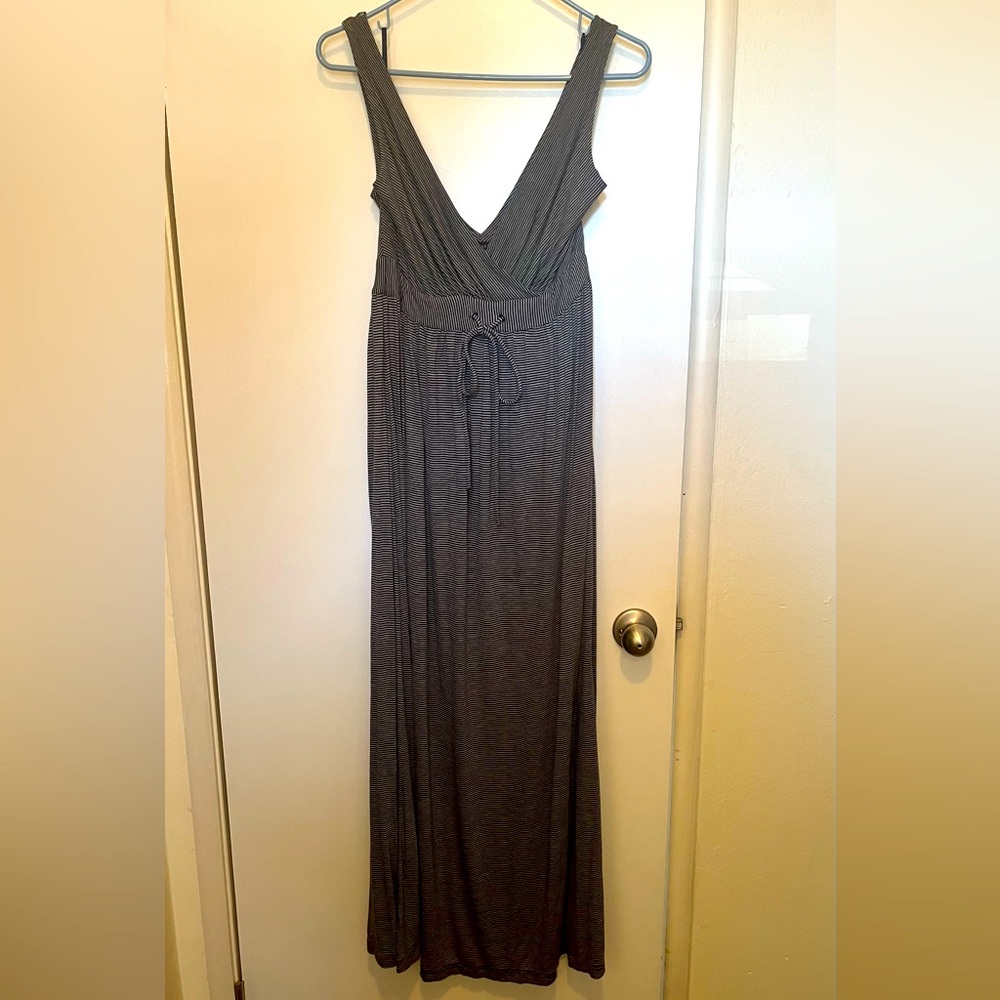 Ted Baker striped maxi dress